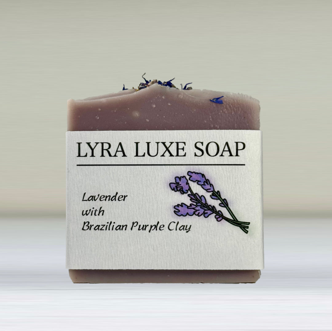 Brazilian Purple Clay Soap and Alkanet with Lavender Essential Oil
