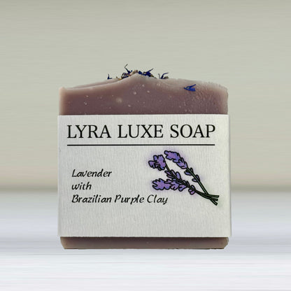 Brazilian Purple Clay Soap and Alkanet with Lavender Essential Oil