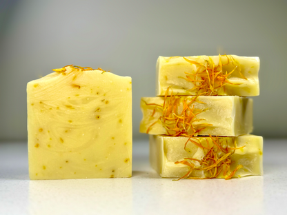 Calendula Soap with May Chang, Pink Grapefruit and Cedarwood Essential Oils