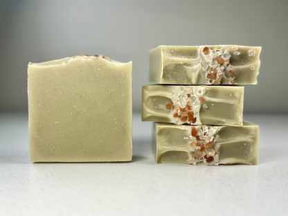 Serbian Blue Clay Soap with Pink Grapefruit, Lavender, Lemon and Spearmint Essential Oils
