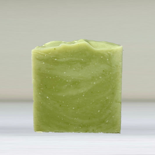 French Green Clay Soap with Peppermint, Rosemary and Cedarwood Essential Oils